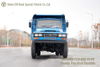 4×4 东风长头自卸车_蓝色敞篷越野车自卸车