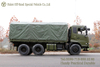 中型卡车运输越野卡车带防水布_6×4半驾驶室货运卡车