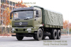 中型卡车运输越野卡车带防水布_6×4半驾驶室货运卡车