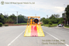 黄色四轮驱动方式清障车出口_东风 4x2道路救援清障车