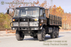 东风黑色6×6平头一排半驾驶室货车_敞篷货车带刹车冷却