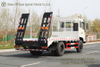 4x2平板挖掘机卡车_Flatbed trialer_hydraulic梯子攀岩卡车