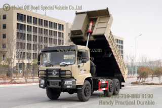6x6越野平坦出租车低床自卸卡车驱动方式重型自卸车出口版本