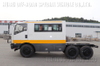 6×6平头10座越野工程车底盘_D912六驱工程救援车2082底盘_消防洒水车油罐车底盘改装