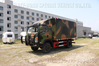 四驱平头D912越野车_东风D912平头厢式越野车_冷藏车危险品运输车改装
