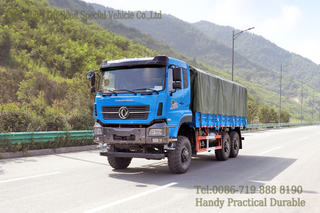 东风六驱动方式重型越野运输车_6×6越野重型车定制