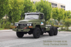 6WD军用绿尖卡车底盘_6×6越野卡车可改装底盘出口专用