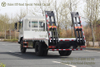 4x2平板挖掘机卡车_Flatbed trialer_hydraulic梯子攀岩卡车
