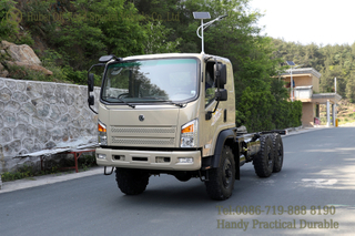 东风6*6平头越野卡车底盘