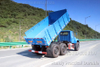 东风六驱单排越野载货车_东风越野卡车出口_6×6长头自卸卡车