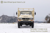 EQ1093 4WD 越野货车雪景_经典尖头驾驶室货车出口升高货舱