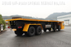 四驱低平板运输车_8×4低平板运输车_港口集装箱货运车