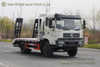 4x2平板挖掘机卡车_Flatbed trialer_hydraulic梯子攀岩卡车