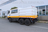 6×6平头越野工程车_10座抢险救灾车_3m³加运油车