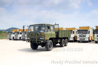东风六驱EQ2102 越野专用车_6×6双排驾驶室越野载货车_东风双排越野卡车出口