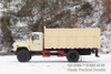 EQ1093 4WD 越野货车雪景_经典尖头驾驶室货车出口升高货舱