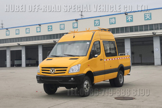 四驱越野工程车_东风4×4工程抢险车_抢险救灾工程车