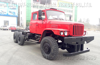 长头双排6×6越野车底盘_六驱长头消防车底盘_越野专用车底盘改装