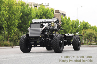 四驱手动三级底盘_敞篷无缆底盘单胎