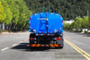 东风 4×2蓝色洒水车_城市12方绿色洒水车出口版